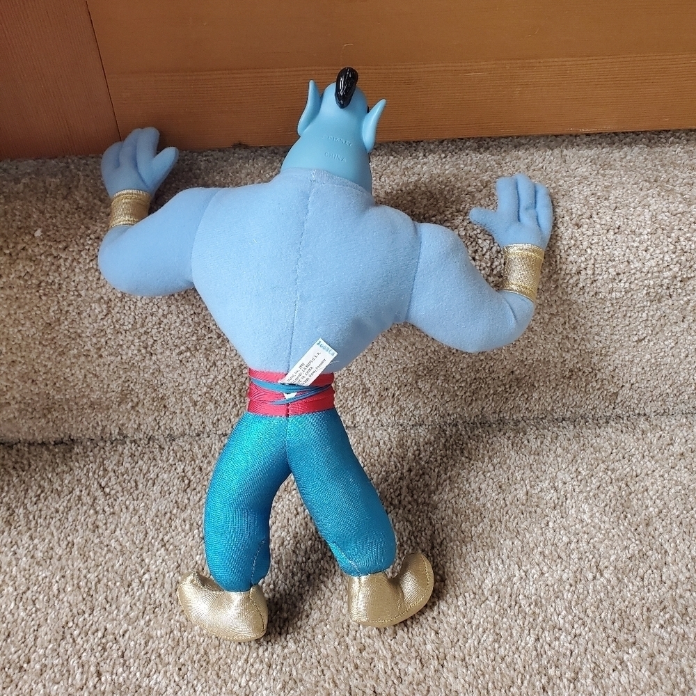 ALADDIN GENIE Vintage Disney 1993 plush Mattel 12" - Picture 2 of 3